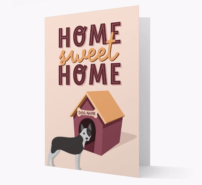 Home Sweet Home: Personalized {breedFullName} Card